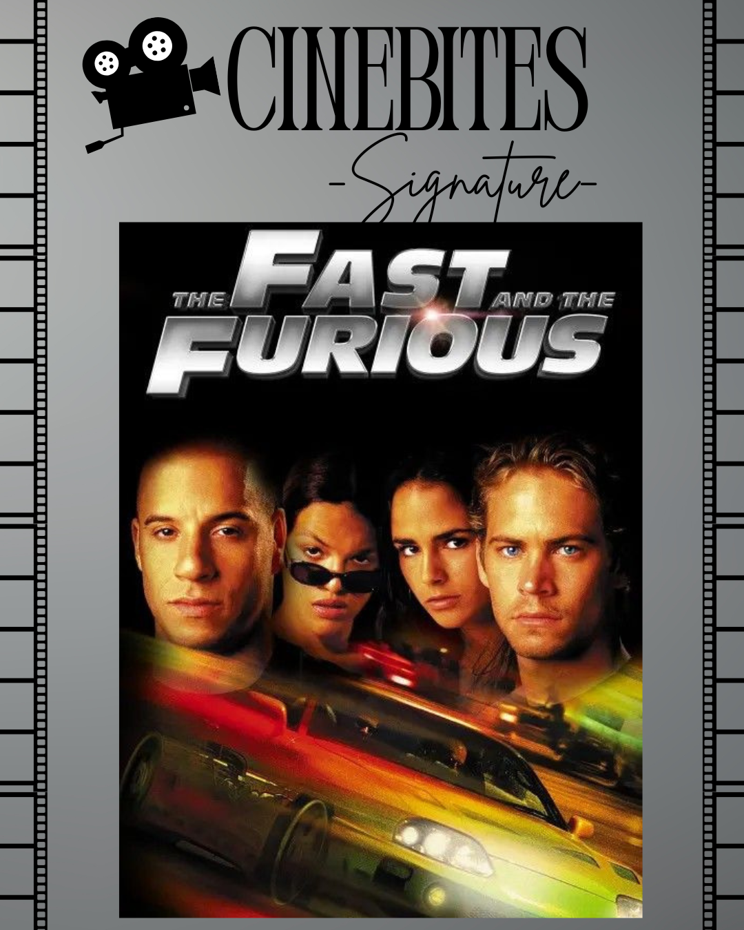 The Fast and the Furious- January 15th