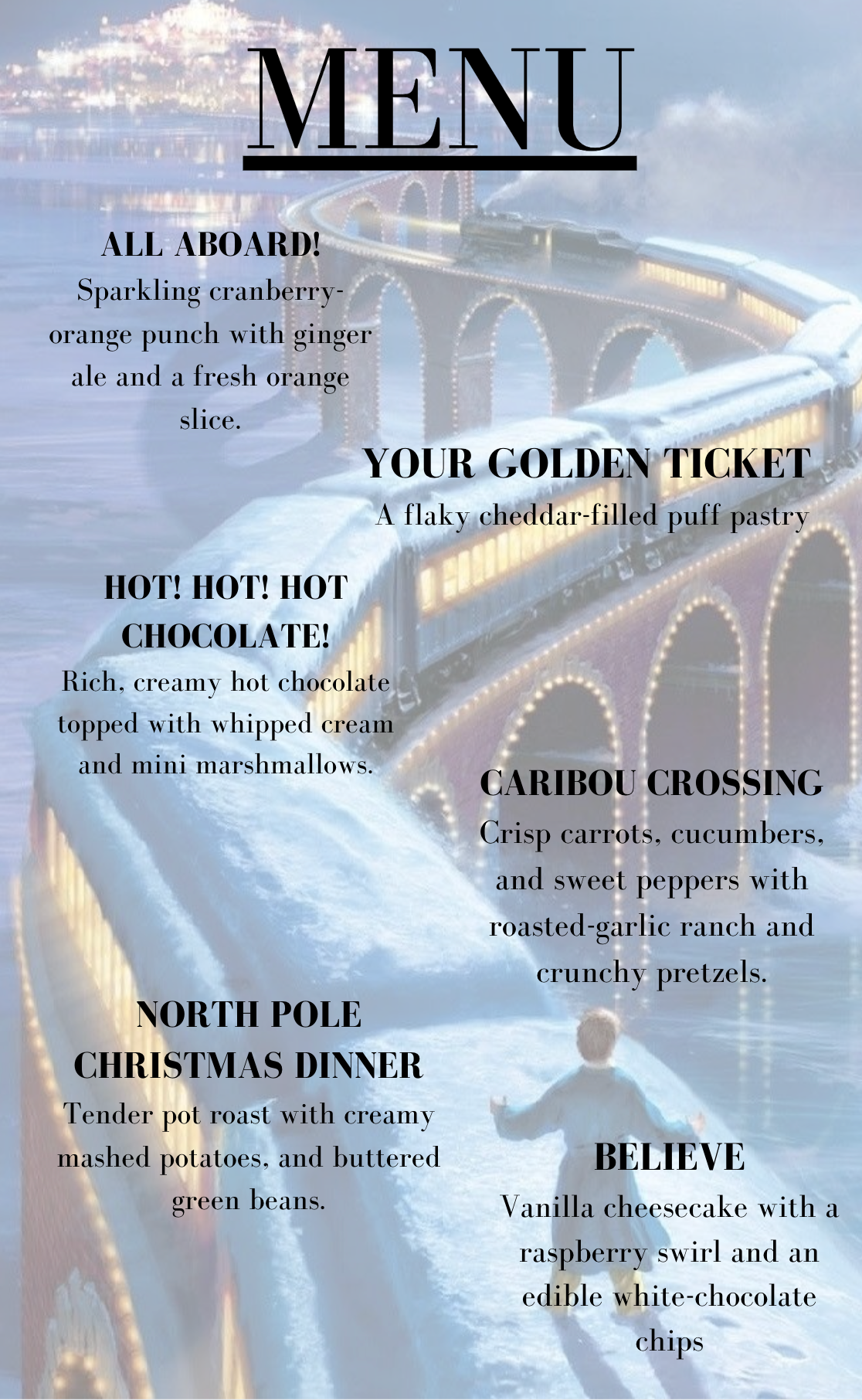 The Polar Express- November 20th
